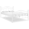 Estructura de cama sin colchón metal blanco 120x200 cm