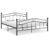 Estructura de cama de metal negro 180x200 cm