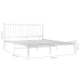 Estructura de cama sin colchón metal blanco 200x200 cm