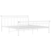 vidaXL Estructura de cama de metal blanca 160x200 cm