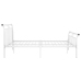 Estructura de cama sin colchón metal blanco 200x200 cm