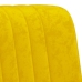 Sillón de terciopelo amarillo mostaza