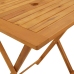 Mesa plegable de jardín de madera maciza de acacia 60x60x75 cm