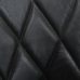 Sillón cúbico de cuero auténtico y madera maciza mango negro