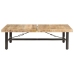 Mesa de centro de madera maciza de mango 142x90x42 cm