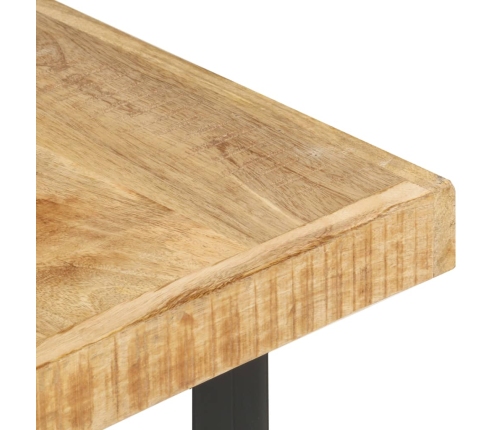 Mesa de centro de madera maciza de mango 142x90x42 cm