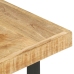 Mesa de centro de madera maciza de mango 142x90x42 cm