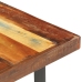 vidaXL Mesa de centro de madera maciza reciclada 142x90x42 cm