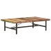 vidaXL Mesa de centro de madera maciza reciclada 142x90x42 cm