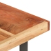 Mesa de centro de madera maciza de acacia 142x90x42 cm