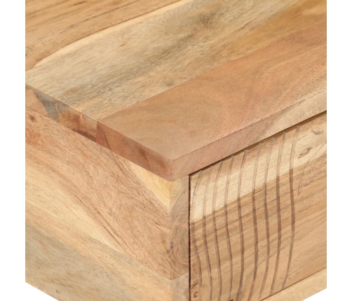 Mesa de centro madera maciza de acacia 100x50x40 cm