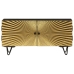 Mueble de TV de madera maciza de mango 90x30x45 cm