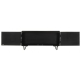 Mueble de TV de madera maciza de mango 90x30x45 cm