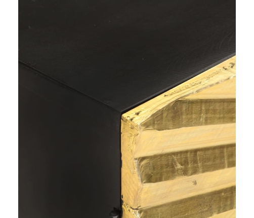 Mueble de TV de madera maciza de mango 90x30x45 cm