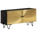 Mueble de TV de madera maciza de mango 90x30x45 cm