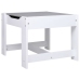 Mesa infantil con 2 sillas MDF blanco