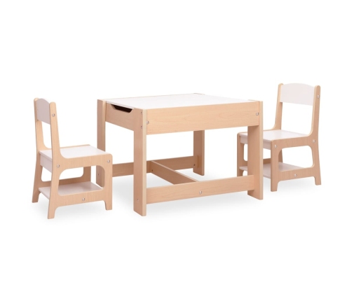 Mesa infantil con 2 sillas MDF