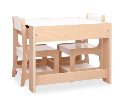 Mesa infantil con 2 sillas MDF