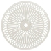Mesa y sillas de bistró 3 piezas aluminio fundido blanco