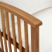 Muebles de jardín 4 piezas con cojines madera maciza de acacia