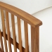Muebles de jardín 5 piezas con cojines madera maciza de acacia