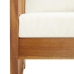 Muebles de jardín 5 piezas con cojines madera maciza de acacia