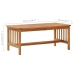 Muebles de jardín 3 piezas con cojines madera maciza de acacia