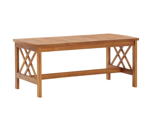 Muebles de jardín 5 piezas con cojines madera maciza de acacia