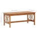 Muebles de jardín 5 piezas con cojines madera maciza de acacia