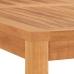 Mesa de comedor para jardín madera maciza de teca 120x120x77 cm