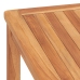 Mesa de comedor para jardín madera maciza de teca 120x120x77 cm