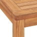 Mesa de comedor de jardín madera maciza de teca 140x80x77 cm