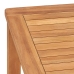 Mesa de comedor de jardín madera maciza de teca 140x80x77 cm