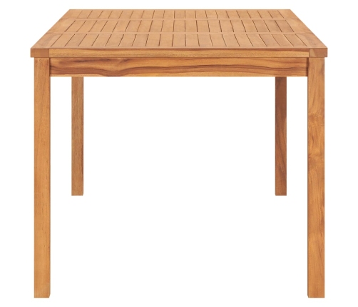 Mesa de comedor de jardín madera maciza de teca 180x90x77 cm