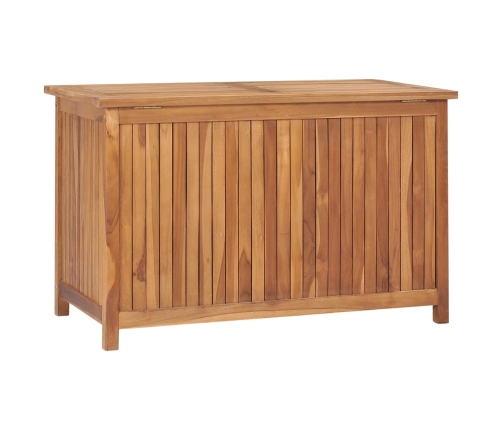 vidaXL Caja de almacenaje de jardín madera maciza de teca 90x50x58 cm