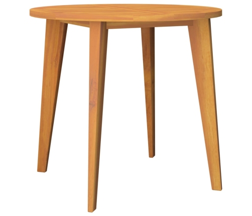 Juego de comedor de jardín 3 piezas madera maciza de acacia