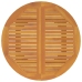 Juego de comedor de jardín 3 piezas madera maciza de acacia