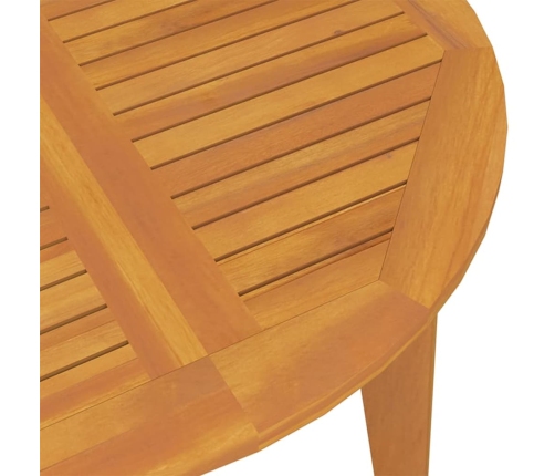 Juego de comedor de jardín 3 piezas madera maciza de acacia