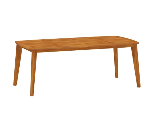 Juego de comedor de jardín 9 piezas madera maciza de acacia