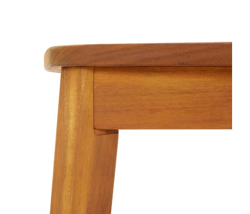 Juego de comedor de jardín 9 piezas madera maciza de acacia