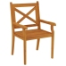 Juego de comedor de jardín 9 piezas madera maciza de acacia