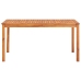 Set comedor de jardín 5 pzas y cojines madera maciza de acacia