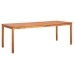Set comedor de jardín 9 pzas y cojines madera maciza de acacia