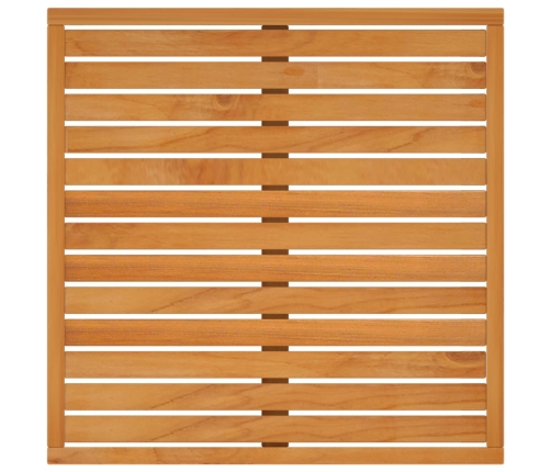 Juego muebles de jardín y cojines 7 pzas madera maciza acacia