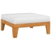 Juego muebles de jardín y cojines 5 pzas madera maciza acacia