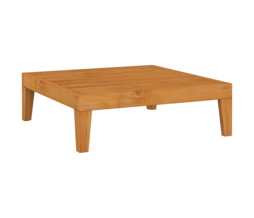 Juego muebles de jardín y cojines 6 pzas madera maciza acacia