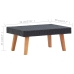 Set de muebles de jardín 5 pzas y cojines ratán sintético negro