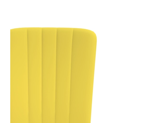 Sillas de comedor 2 uds terciopelo amarillo mostaza