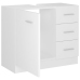 Armario para lavabo madera contrachapada blanco 63x30x54 cm