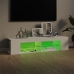 vidaXL Mueble de TV con luces LED blanco 135x39x30 cm